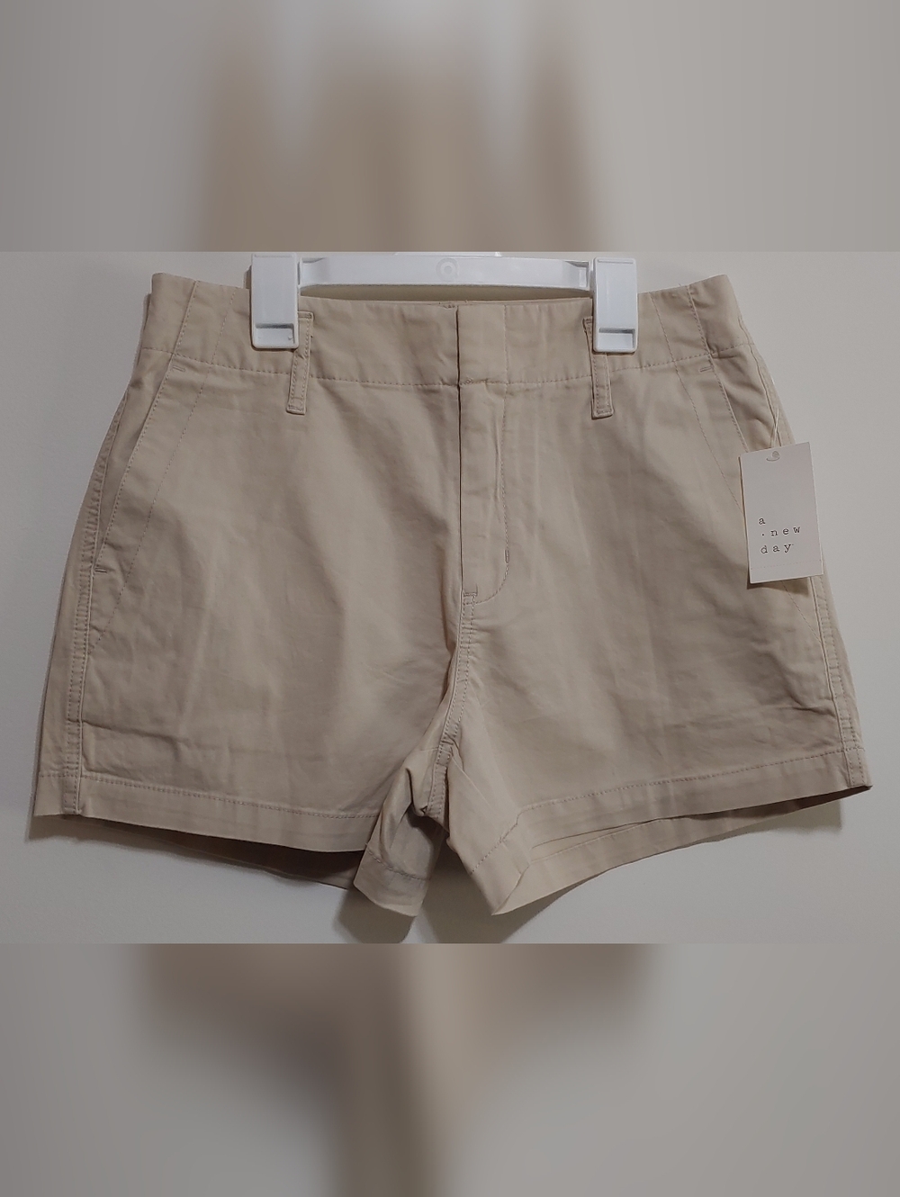 Women's beige khaki shorts